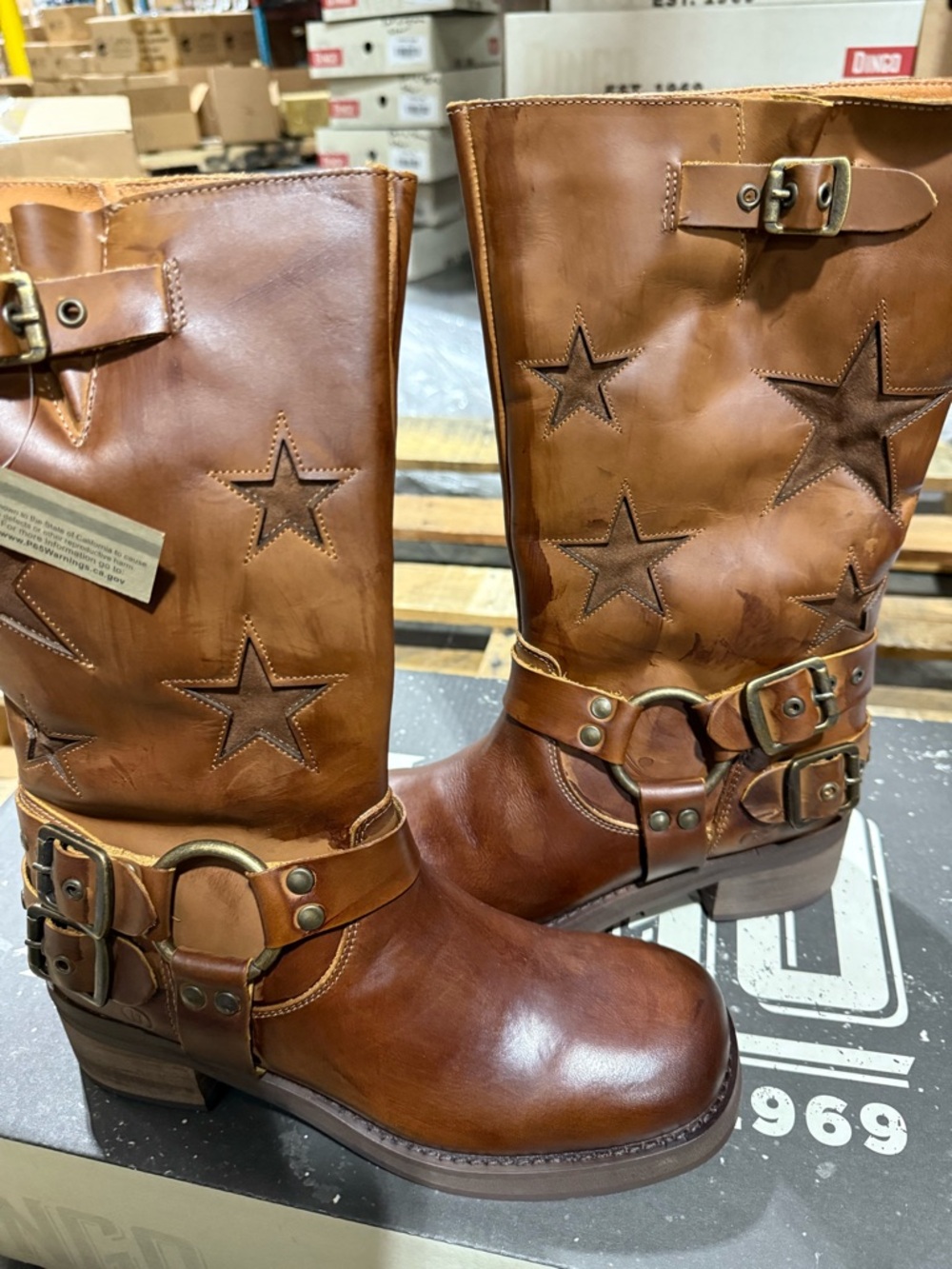 Dingo Brown Leather Star asst new